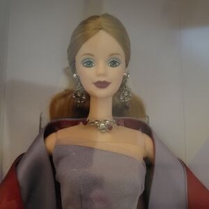 VERA Wang Mattel Doll with Lavender Gown and Blonde Hair.